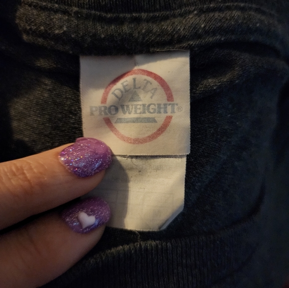 Grey/Yellow "You Had Me At Tacos" Graphic Tee Shirt Size Medium - Picture 3 of 3